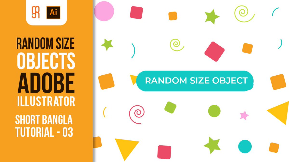 radialgraphic's tweet image. Easy short bangla tutorial about random object in adobe illustrator.  New video! 

youtu.be/MERlJr-5KFw

#illustrator  #randomobject #size #youtubevideo