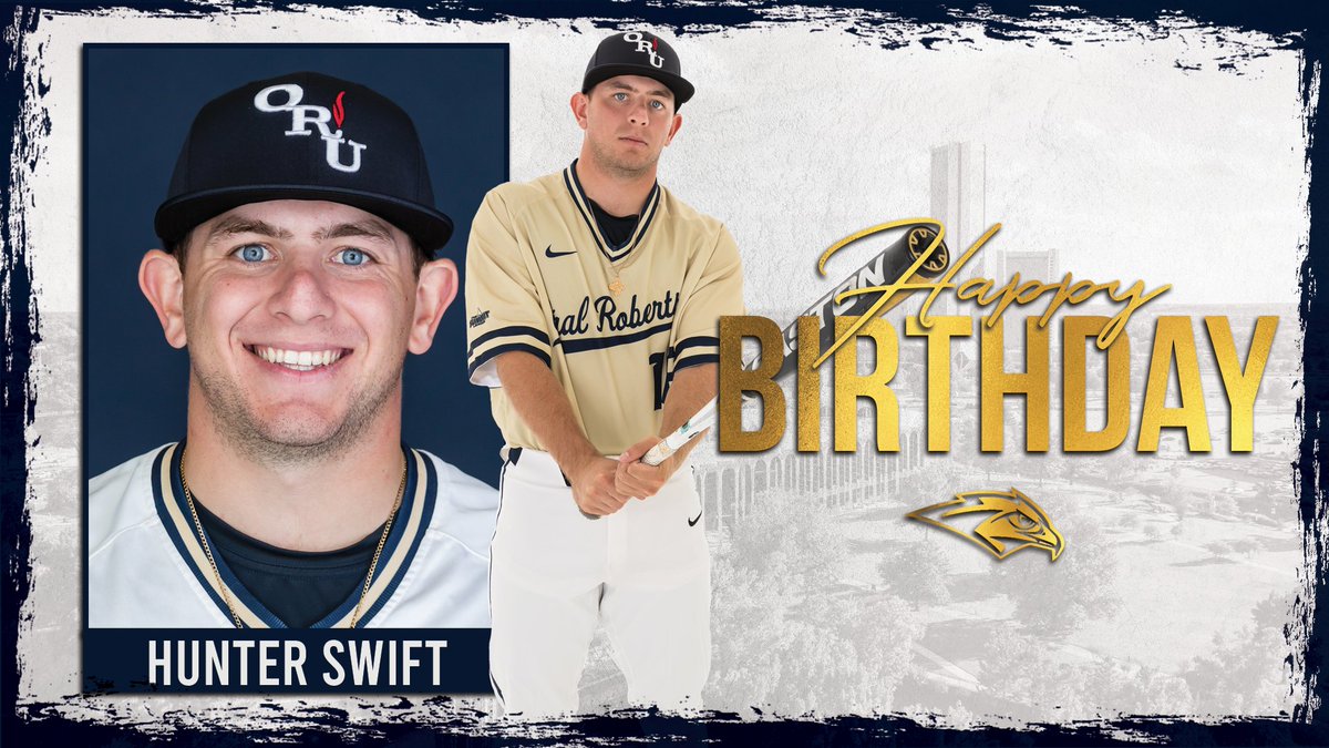 ORUBaseball's tweet image. Wishing a Happy Birthday to our senior from Kansas City, Hunter Swift! #GoldenStandard