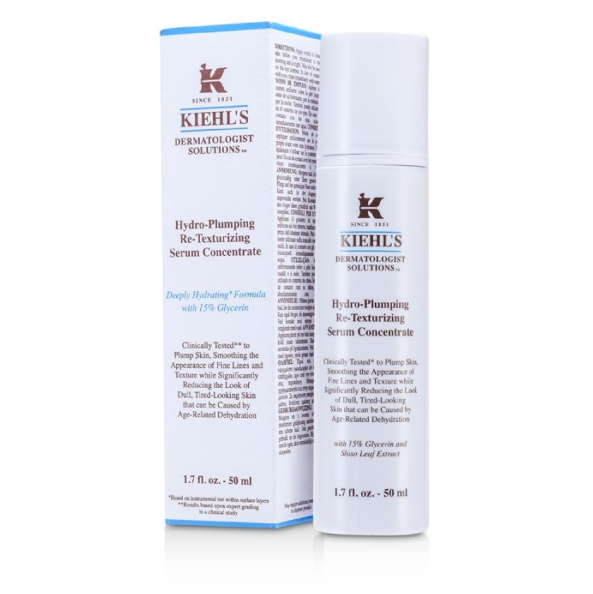 davelackie's tweet photo. Today's luxe skincare giveaway is Kiehl's Hydro-Plumping Re-Texturizing Serum Concentrate. It helps smooth &amp; plump skin. To enter, follow @davelackie &amp; RT https://t.co/36lXSfFmWk