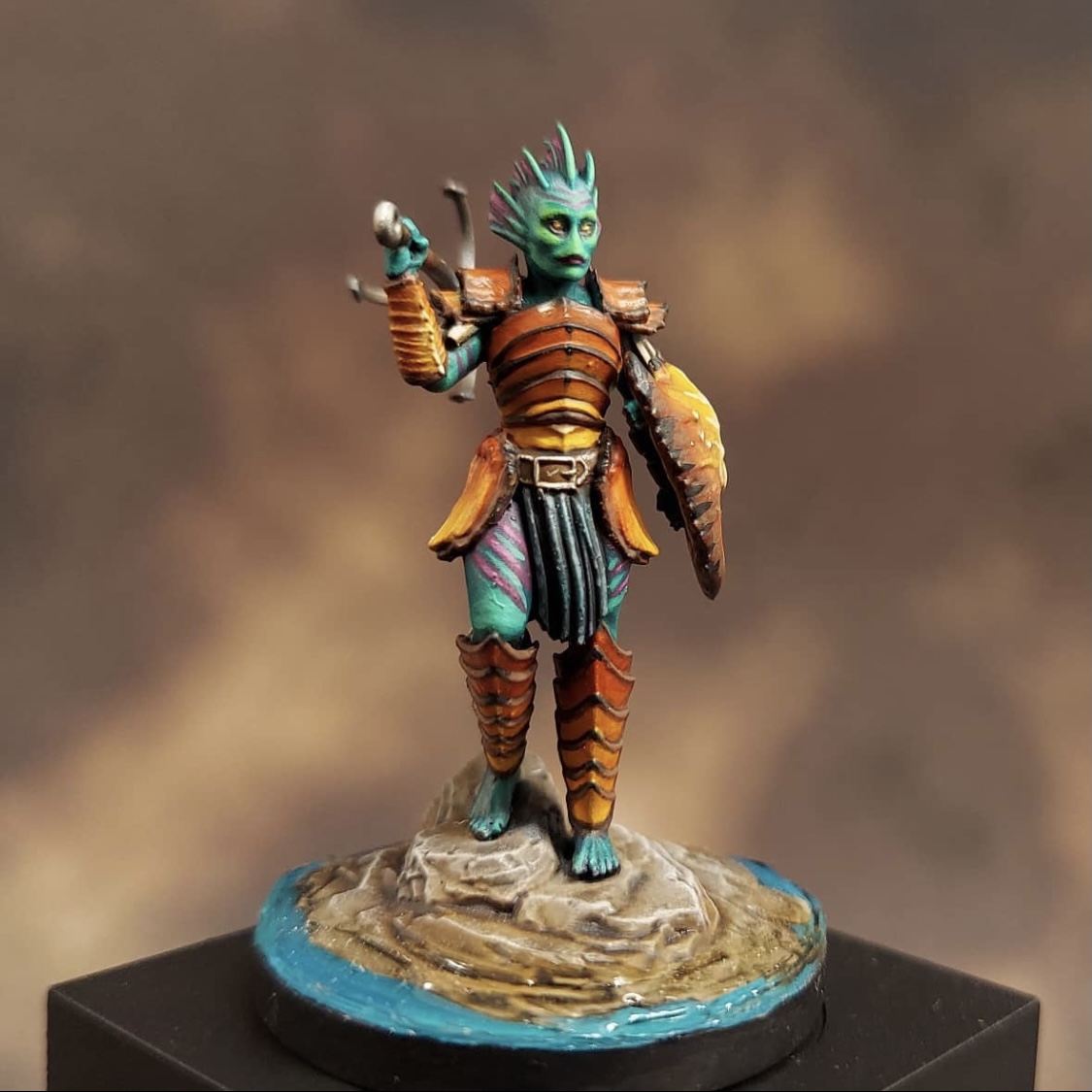DragonTrappers's tweet photo. Amazing paint job of Marlow by Steven Smith @slsmithminipainting on Instagram! This one really nailed the feel of Marlow!
​#dragontrapperslodge #3dprinted #3dprinting #3dprintable #dnd #dungeonsanddragons #miniatures #paintedmini #printedmini #tabletopgames #miniaturepainting https://t.co/h2dMlJFoey
