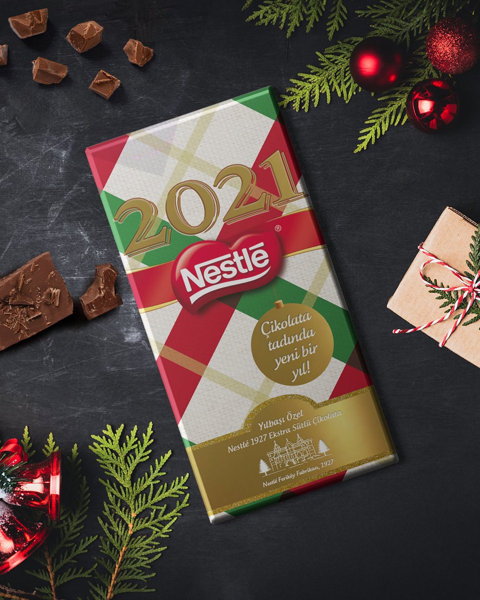 Çikolata tadında yeni bir yıl olmasını dileyerek, Nestlé 1927 tutkunlarına #ustaisi bir sürprizimiz var! 🍫❤️ Postu beğen, bir arkadaşını etiketle ve bizden haber bekle 😊 2021 yılına özel 21 kişiye 21 adet #Nestle1927 çikolatası içeren yeni yıl hediyemizi kaçırma 🎁🎉