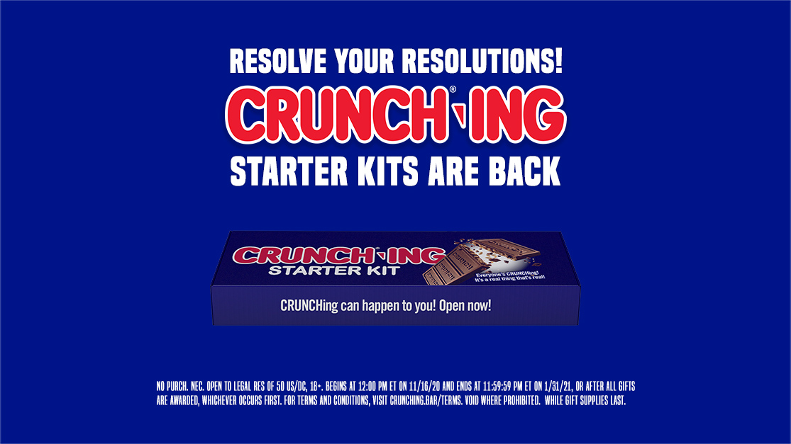 crunchbar's tweet image. CRUNCHing is really real. Really. Back by popular demand, we’re ready to help you crush your resolutions with #CRUNCHing. Visit bit.ly/3nq9rID today to learn how you can get a starter kit.