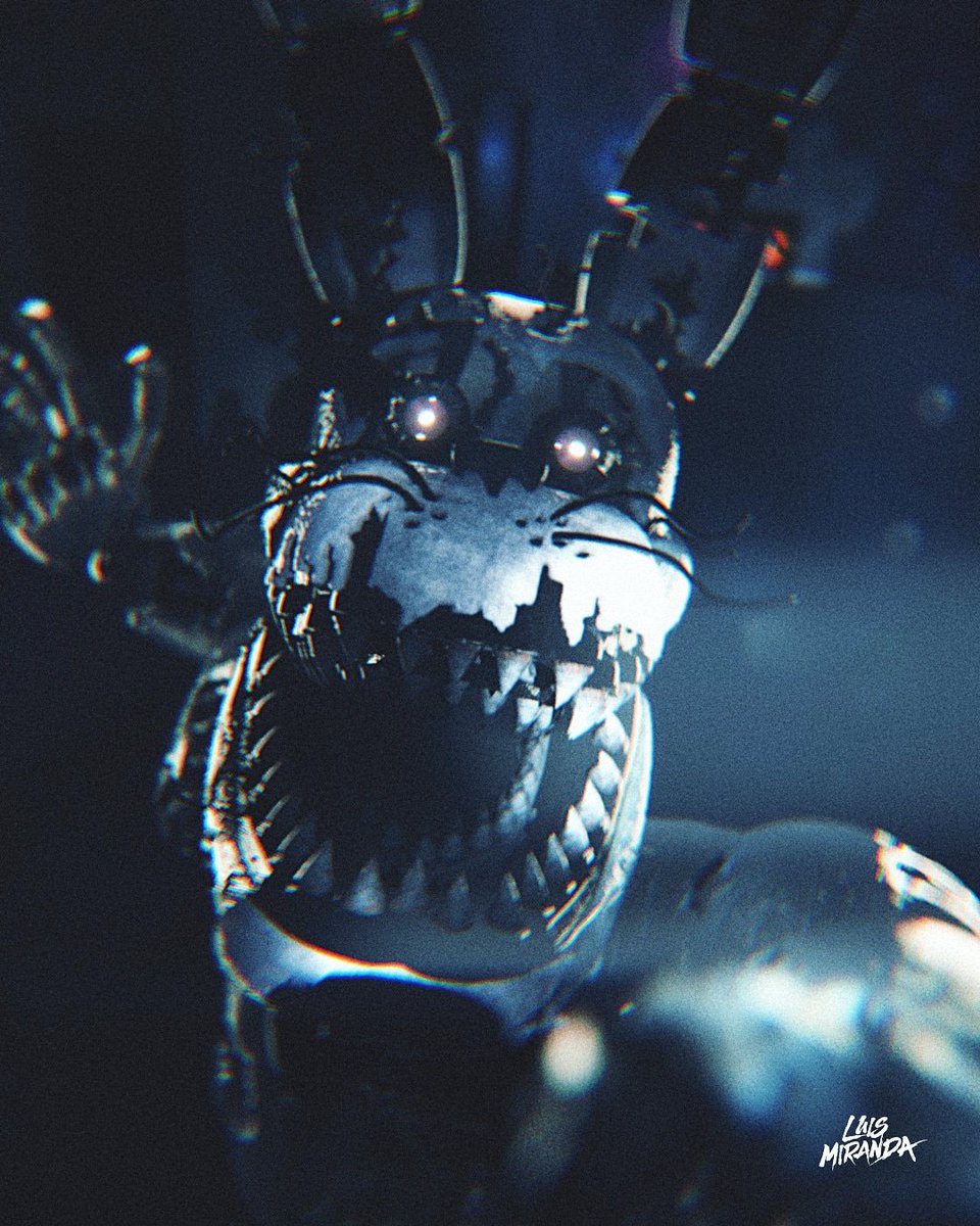 Nightmare Bonnie, bonnie, fnaf, fnaf 4, fnaf 4 nightmare bonnie