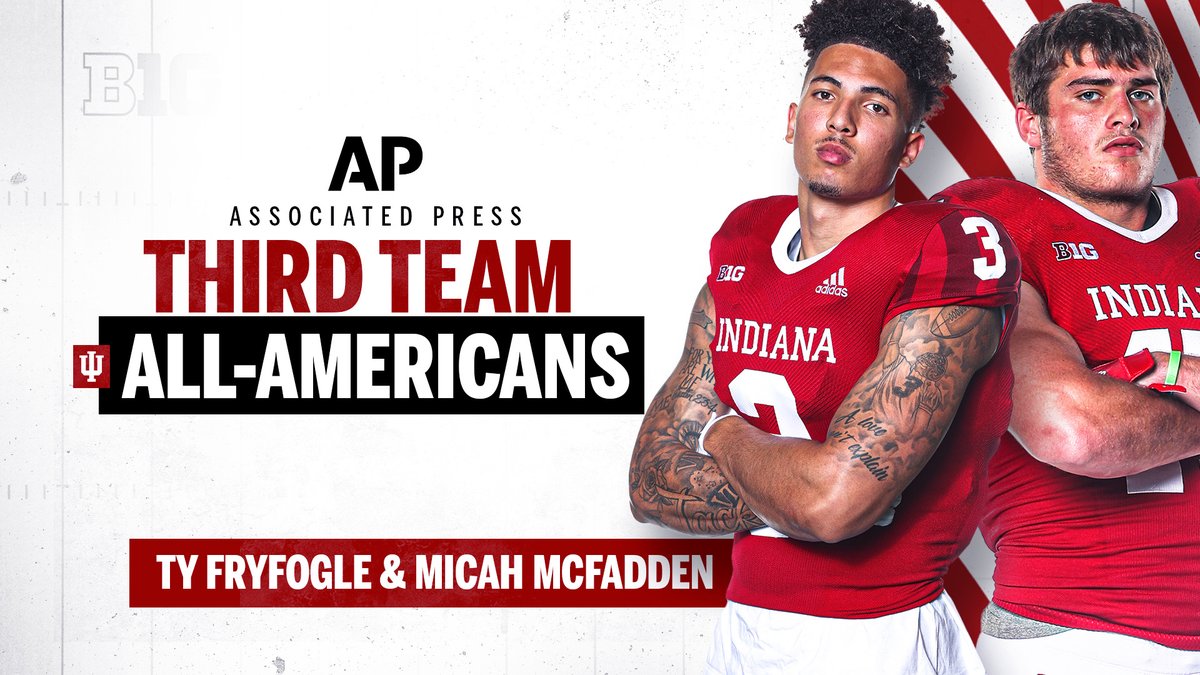 #IUFB's @Ty_Fry3 and @mcfadden_micah earn All-America honors from the @AP!