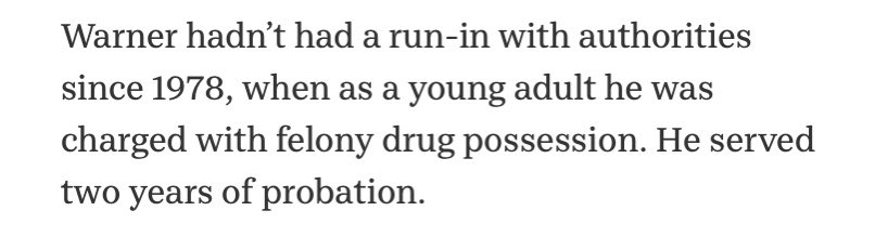 So “Anthony Warner is maybe best described as “a reclusive felon with a drug history whose mother recently accused him of grand larceny.”