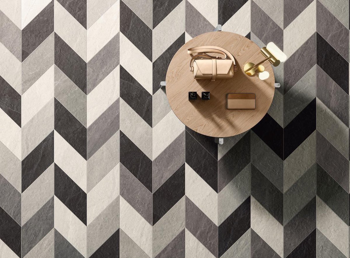 VematiWeb's tweet image. ALLBLACK è una fusione di tre graniti provenienti da India e Svizzera: Phyllite Ocean Black, Marine Black Soapstone e Vals Stone.
Ideale per luoghi pubblici ma perfetto anche per piccoli interni residenziali, Losanga si fonda sull'intreccio di quattro sfumature.
#vemati #novabell