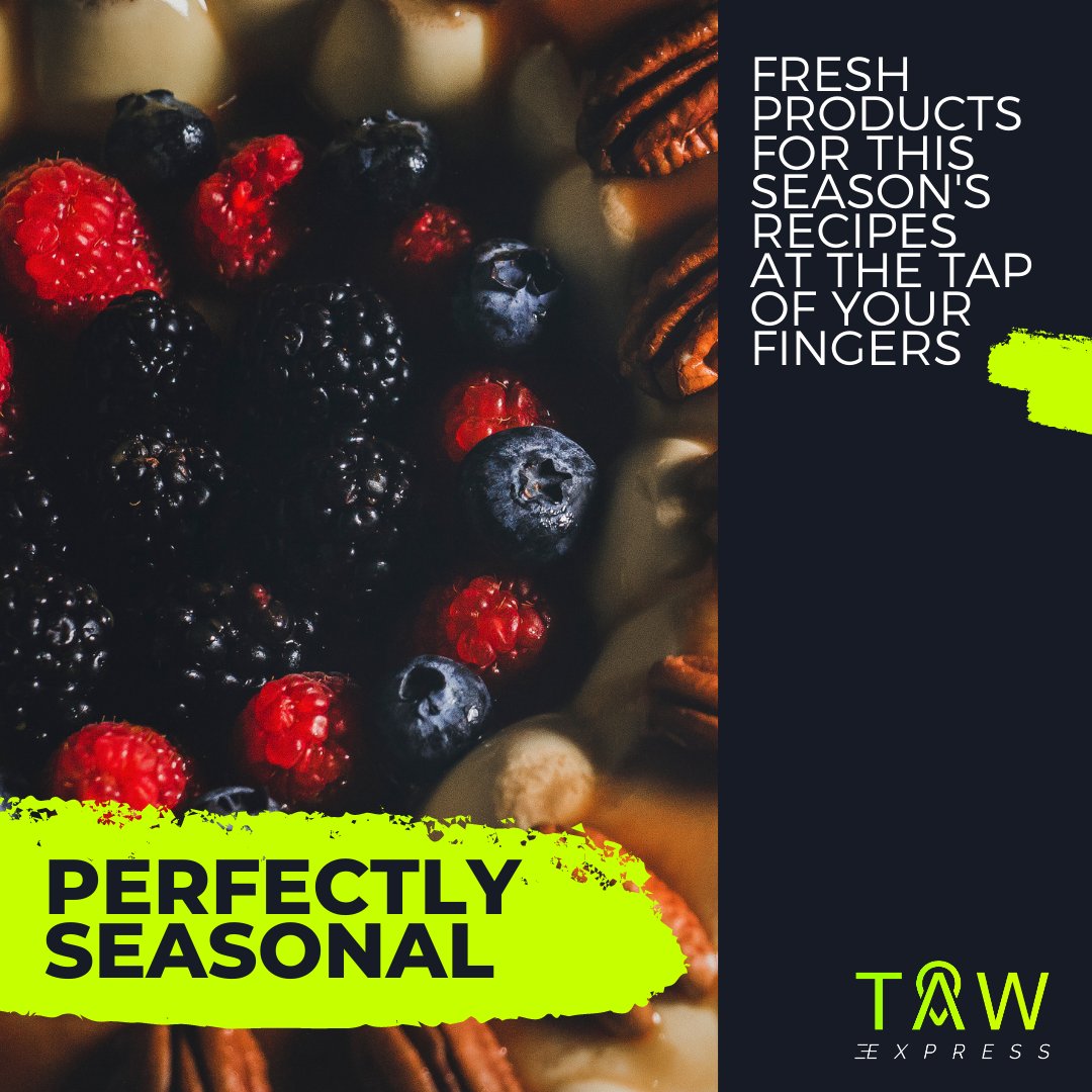 We've got everything you need for each of the seasons! Perfectly Fresh, Perfectly Seasonal!
•••••••
#tawexpress #fooddelivery #foodgasm #deliveryonly #deliveryservice #deliveryorder #deliveryday #deliveryfood