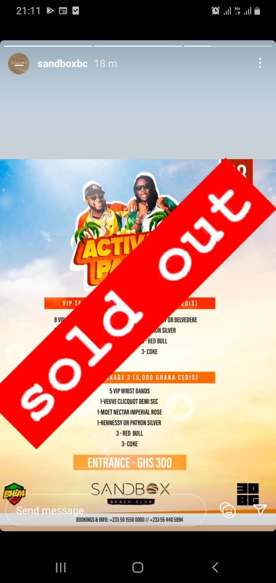 SOLD OUT!!!!!!!!!..😍😍😍 Don't fvck with the brand wati..🔥🔥🔥🔥🔥

The Sark Natives what were praying for the show to flop nu, Mo maame tw3 skin rushes baako baako..😂😂😂😂😂😂
#ActivateParty inna dem ugly faces