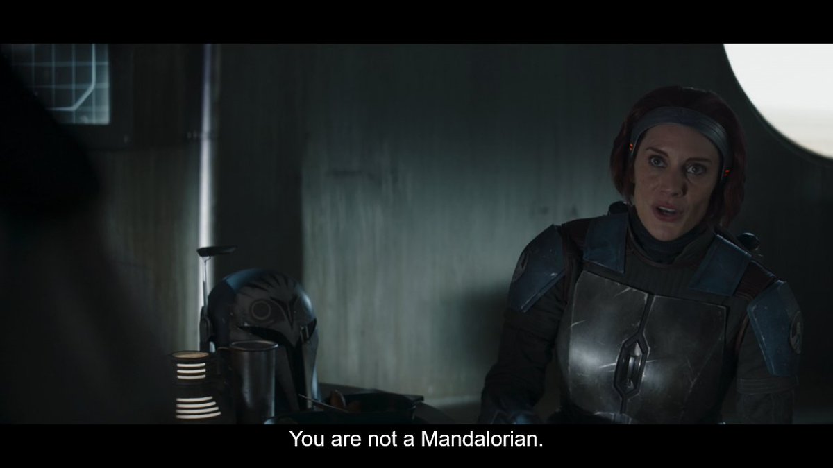 And that exchange is pure gold - the back and forth between them shows all the conflict between being a Mandalorian and their specific perspective towards what means to be a Mandalorian. We don't know if Bo-Katan and Boba had crossed paths before and in which conditions.