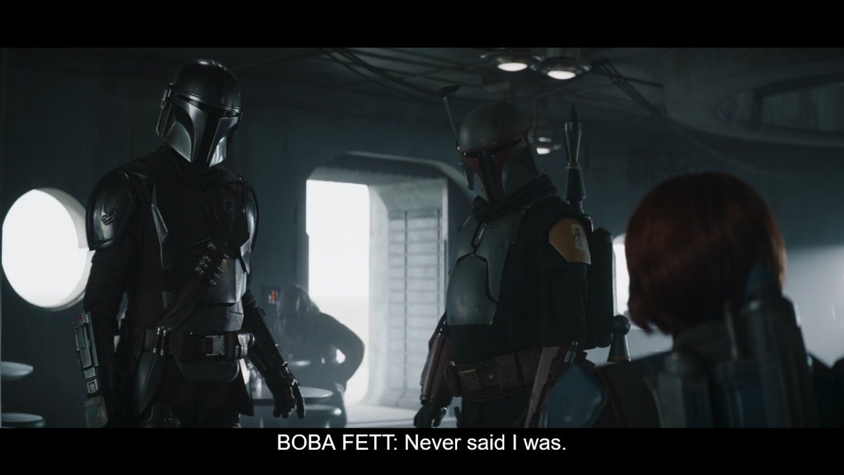 And that exchange is pure gold - the back and forth between them shows all the conflict between being a Mandalorian and their specific perspective towards what means to be a Mandalorian. We don't know if Bo-Katan and Boba had crossed paths before and in which conditions.