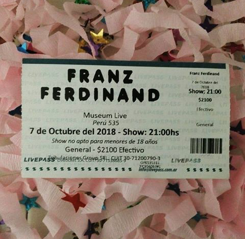 BeidaZacoa's tweet photo. @Franz_Ferdinand I hope to see you soon back in Buenos Aires 😍
#BestBandEver
#ScotlandRules
#BestDayOfMyLife https://t.co/ZSZiDDWB7h
