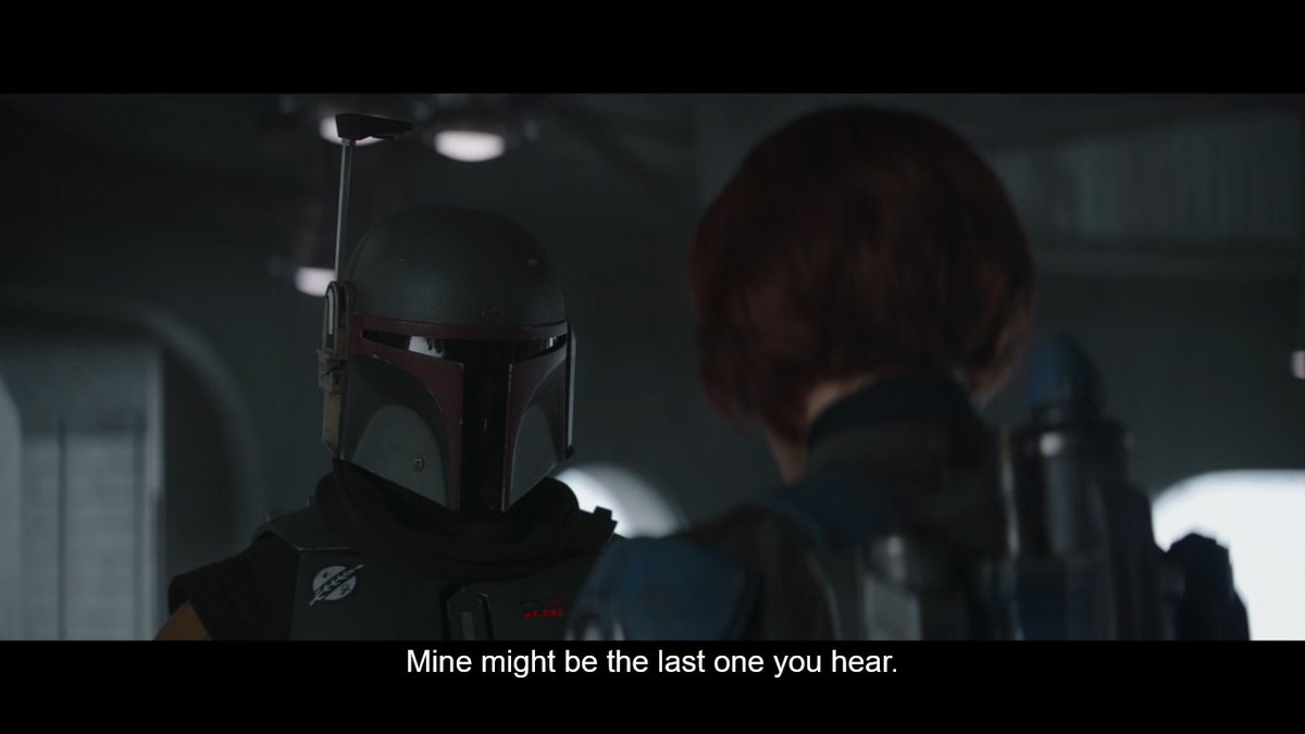 (I would have paid to see that fight, TBH.)But yeah, it's just snark regarding Boba attitude towards not following the same code of someone wearing a Mandalorian armour would be expected, and not outright contempt against foundlings IMO.