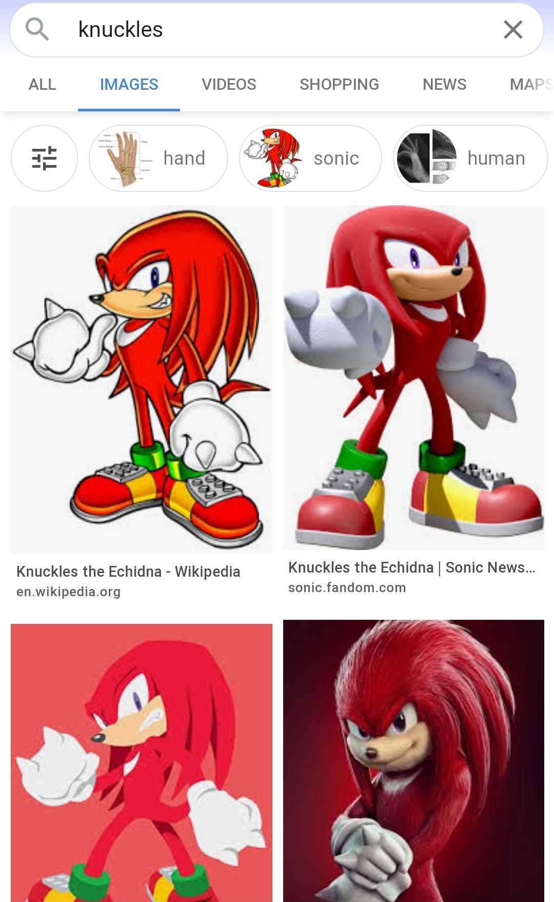 Knuckles the Echidna - Wikipedia