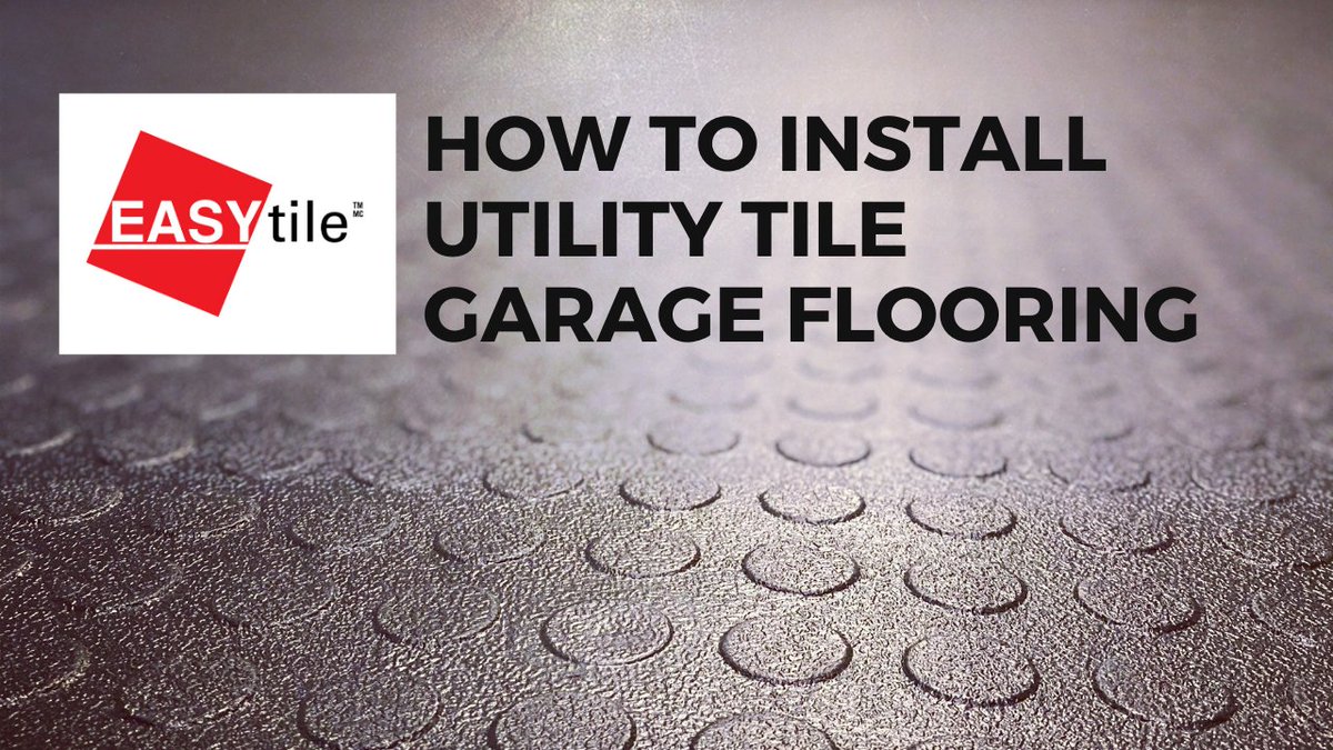 EasytileF's tweet image. #garagelife #HowTo Video!  Learn how to Install EASY|tile Utility Tile recycled rubber interlocking flooring for your garage youtu.be/-1F7jp9zMNE via @YouTube