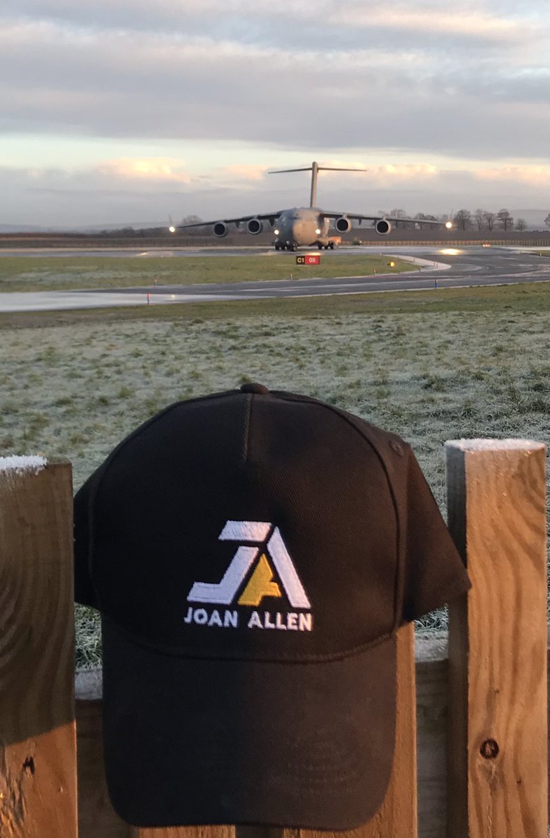 A rather large visitor today. #joanallen #Metaldetecting #C17 #USAF #Scotland #