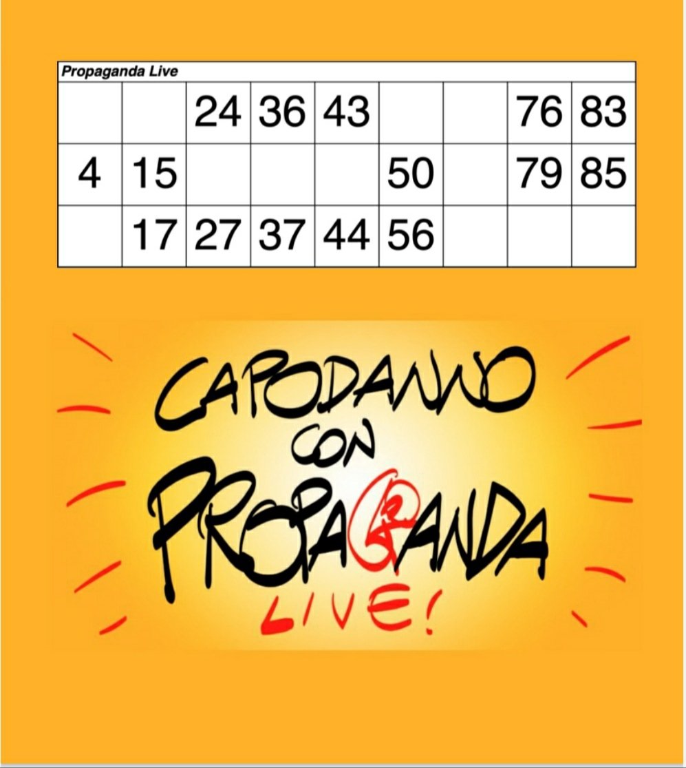 ViaColombo's tweet image. #propagandalive #propagandatombola