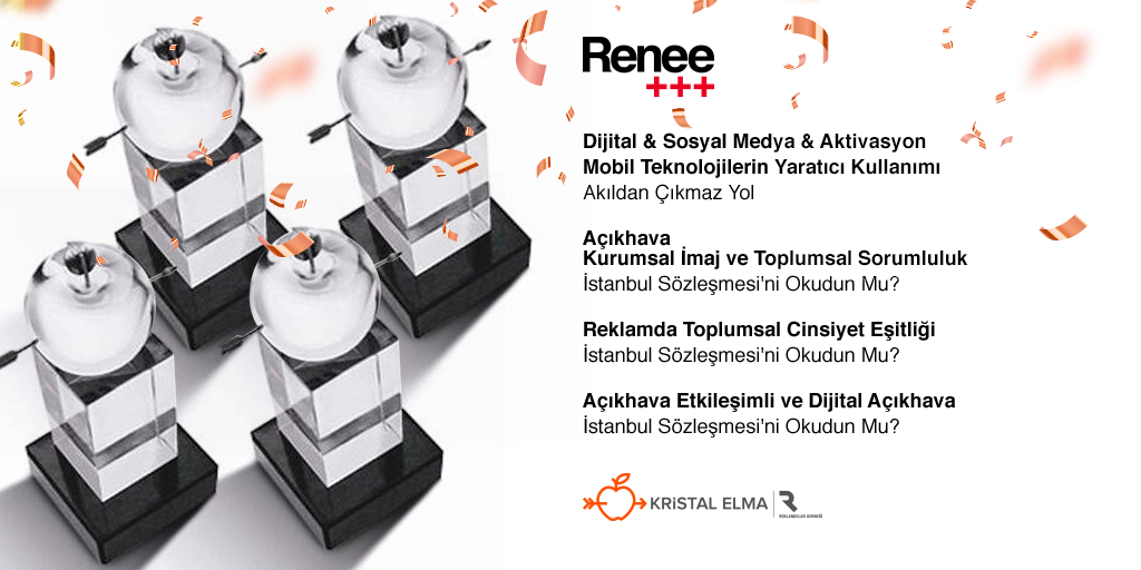 Beşiktaş Belediyesi için hazırladığımız "Akıldan Çıkmaz Yol" ve "İstanbul Sözleşmesini Okudun Mu?" projelerimiz ile Kristal Elma'da 4 farklı kategoride ödüllerin sahibi olduk. 🏆🎉