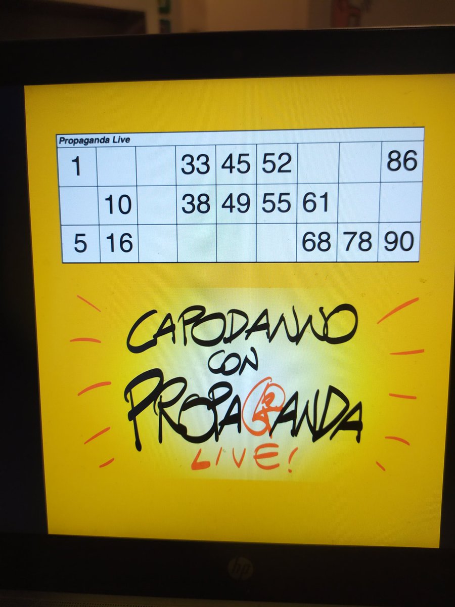 GagaPignatelli's tweet photo. #propagandalive #propagandatombola per sicurezza doppio scatto! https://t.co/r5CgAoafFb