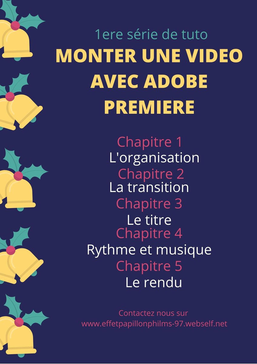 EPhilms's tweet photo. Salut !!! Comme promis La 1ère série de tuto " MONTER UNE VIDEO AVEC ADOBE PREMIERE " disponible sur la chaîne YouTube "Effet Papillon Philms "  👉🏿https://t.co/O0GpeVVqno 
je vous apprend chapitre par chapitre à créer des montages vidéos de qualités en un minimum de temps. https://t.co/vm6pzm24V2