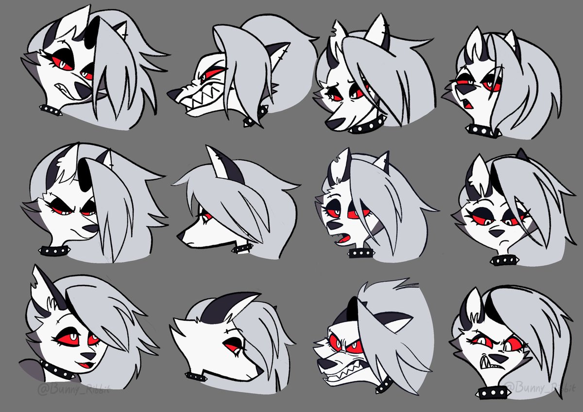 AWOOOOO~! Hey all you wonderful sinners out there! Sorry I disappeared for a little while, I just finished the reference for our favourite Hellhound Loona~ 😈🐺🍓🐾
 #HelluvaBoss #HelluvaBossfanart #HazbinHotel