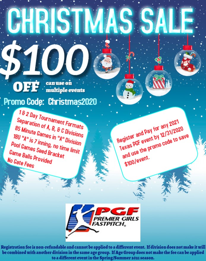 Just a couple days left. If you are new to PGF don't wait until the deadline as it takes a couple days for the background check to clear so you can register and pay for tournaments and SAVE $100 per event!