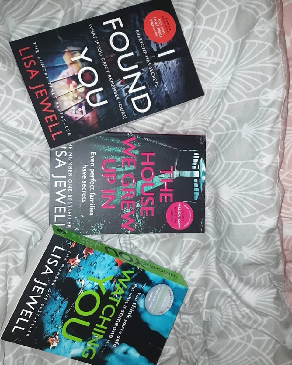 First ever book I have read, then finished the family upstairs,  now my mum and dad bought me 3 more! I am obsessed with @lisajewelluk , every page grips you!!!!  Thank you for making me interested in reading! 
Now which of my 3 new books do I start 1st? #lisajewell #bookworm
