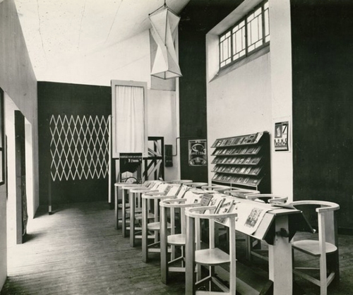 This unusual idea of cloud-broadcasting is in harmony with his futurist colleagues who incorporated the spread of information and education—a priority for the Soviets—into their art. You can see this at work in Alexander Rodchenko's designs for street kiosks and workers clubs: