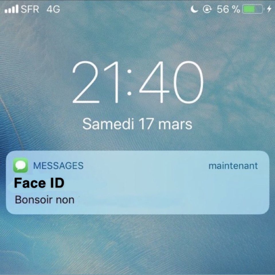Lakoss18's tweet photo. Face ID quand je veux déverrouiller mon tel avec le masque https://t.co/32GLHUxCOl