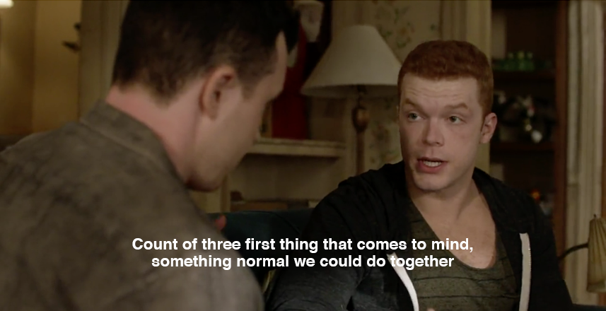 We got THE SEQUEL 🤣 

Ian "on the count of three" Gallagher ❤️