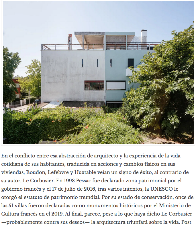 parislima's tweet photo. .@otrootroblog @Arquine ::: #Le_Corbusier #Pessac: "Saben, siempre es la #vida la que tiene #razón, el #arquitecto es el que se EQUIVOCA"... un #conflicto entre lo que el #arquitecto #quiso y lo que los #habitantes #hicieron... https://t.co/DnoAS4vWha https://t.co/WxCkHtMlgH