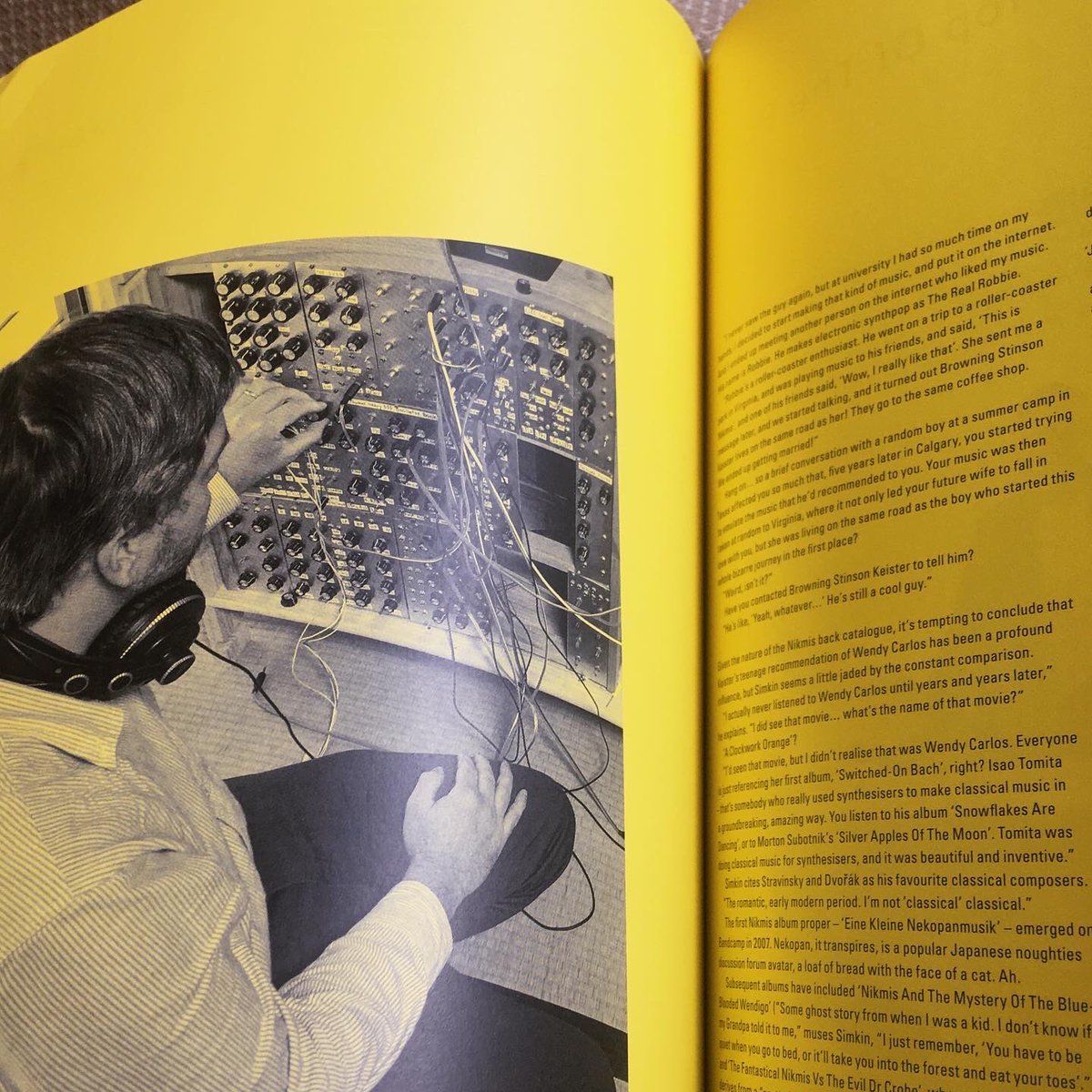 Nikmis was interviewed by  @ElectronicMagUK to coincide with the release. It was fascinating (for me especially!) to get an insight into this unique new-classical synth artist!!