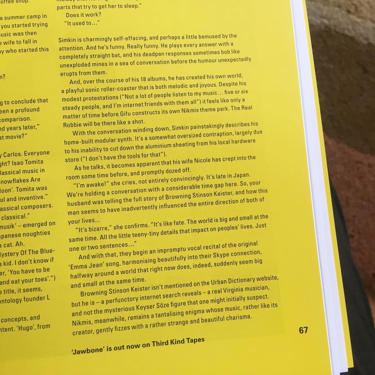 Nikmis was interviewed by  @ElectronicMagUK to coincide with the release. It was fascinating (for me especially!) to get an insight into this unique new-classical synth artist!!