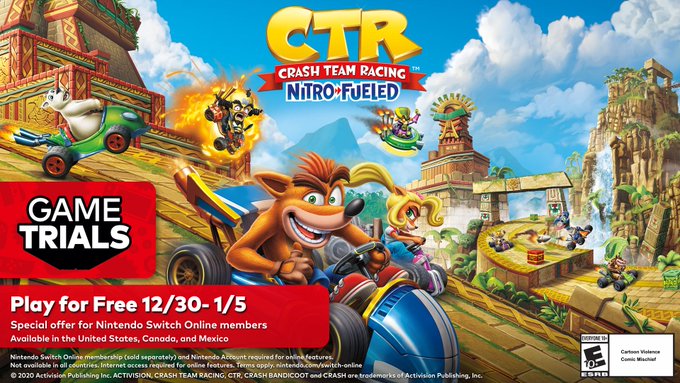 You Can Play Crash Team Racing: Nitro Fueled for Free This Week