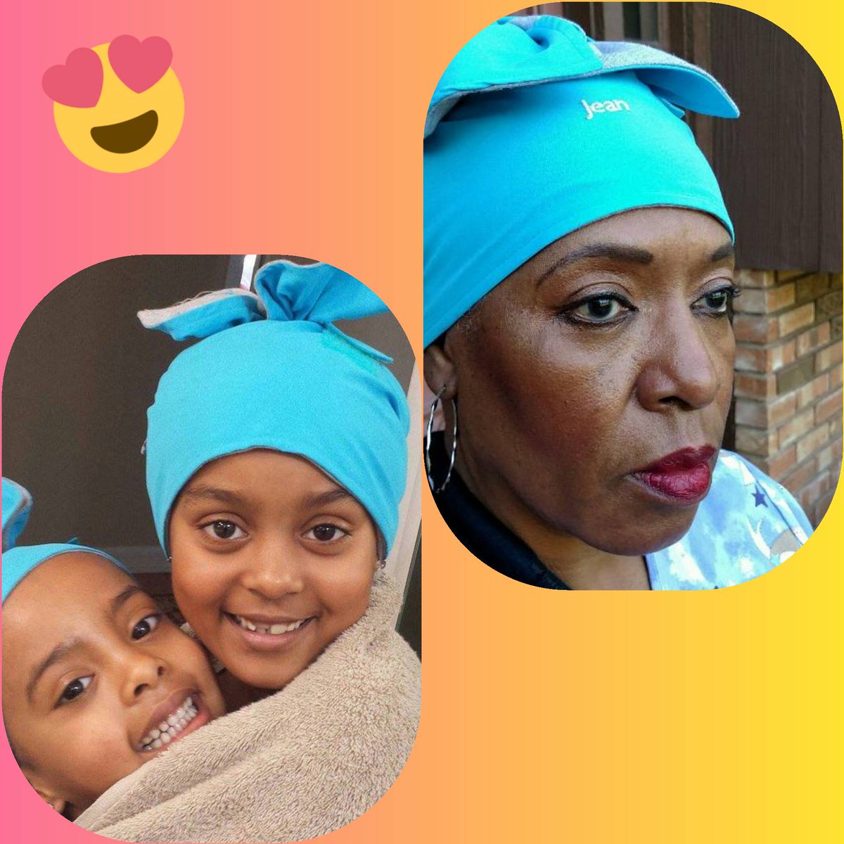 TheWrapperoo's tweet image. The wrappero is so versatile that you, your kids, your nieces and nephews, and your grand kids can all be matching.

#thewrapperoo#mondayvibes#matching#cute#natural#hair#haircape