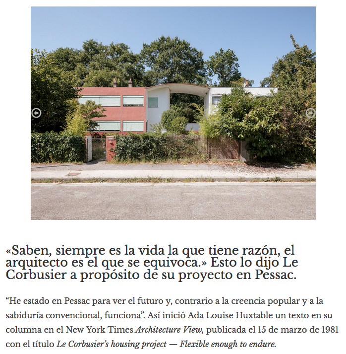 parislima's tweet photo. .@otrootroblog @Arquine ::: #Le_Corbusier #Pessac: "Saben, siempre es la #vida la que tiene #razón, el #arquitecto es el que se EQUIVOCA"... un #conflicto entre lo que el #arquitecto #quiso y lo que los #habitantes #hicieron... https://t.co/DnoAS4vWha https://t.co/WxCkHtMlgH