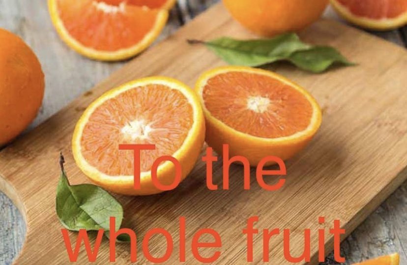 Fruit juice has too much fructose (just another sugar) which can spike your insulin even if it’s natural. (When the insulin is high, the body holds on to its fat)Switch from juice to whole fruit. 20/n