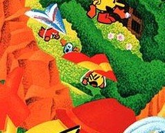 The hang-gliding chase sceneGuitar Pacman goes rafting6/14