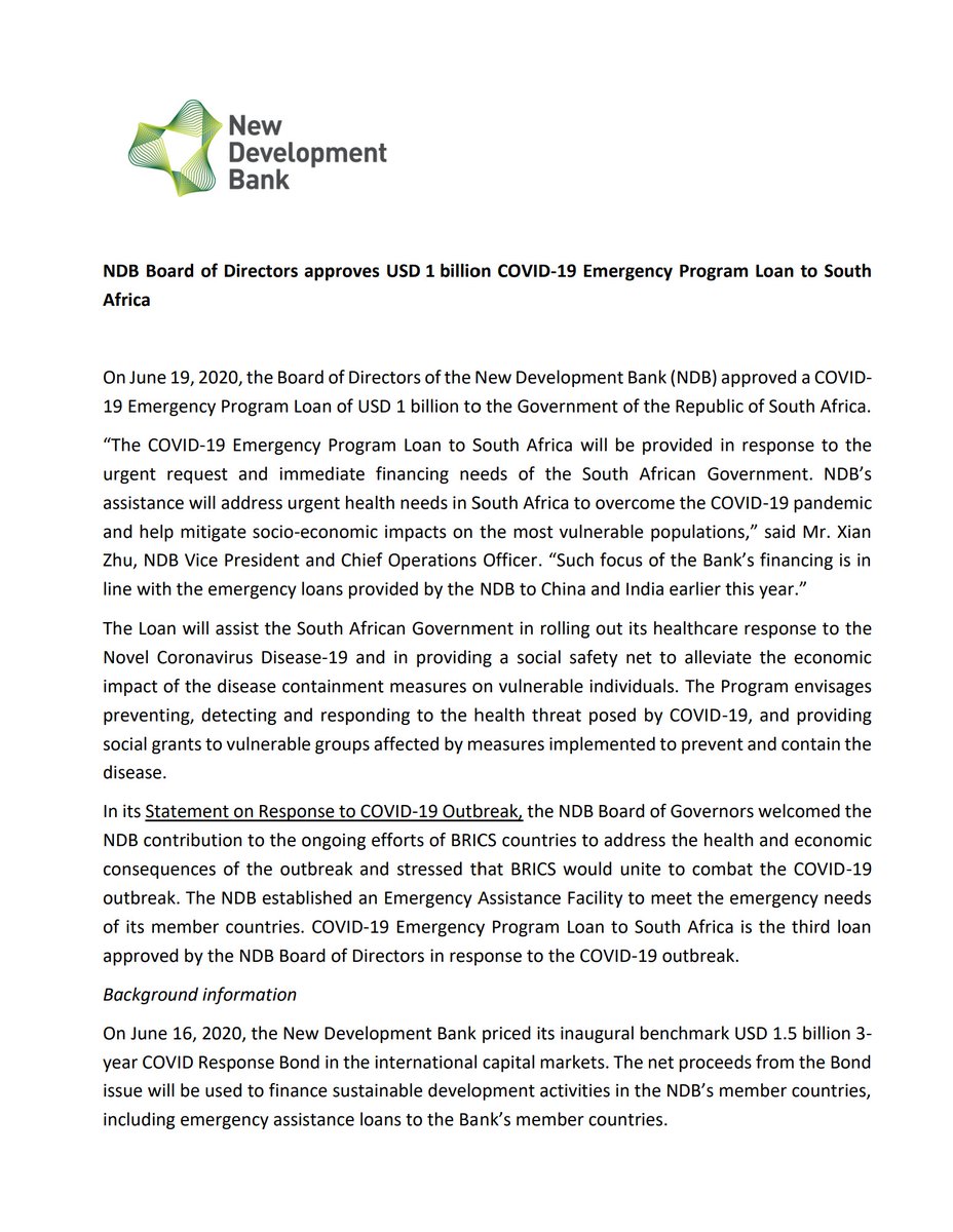ANC_newsbrief's tweet image. To prepare for Covid-19, the ANC received:

R62 999 515 000 from the IMF.
R14 653 250 000 from the New Development Bank.
R500 000 000 000 from the National Budget.

A total of R577 BILLION rand. All gone.

But it's YOUR  fault that Hospitals are not prepared and without Oxygen.