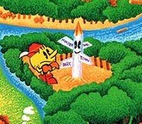 Pacman gets confused by religionGetting lost but the giant burning signpost shows the way13/14