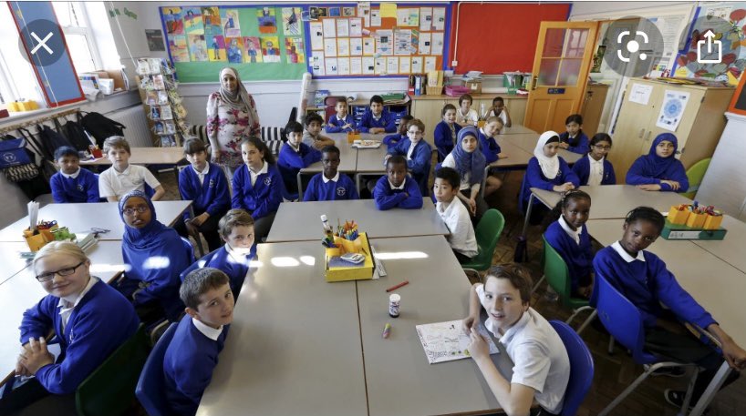 This is honestly the reality of schools. It’s hard to find honest photos on the internet. We do not have smaller class sizes or more classrooms.