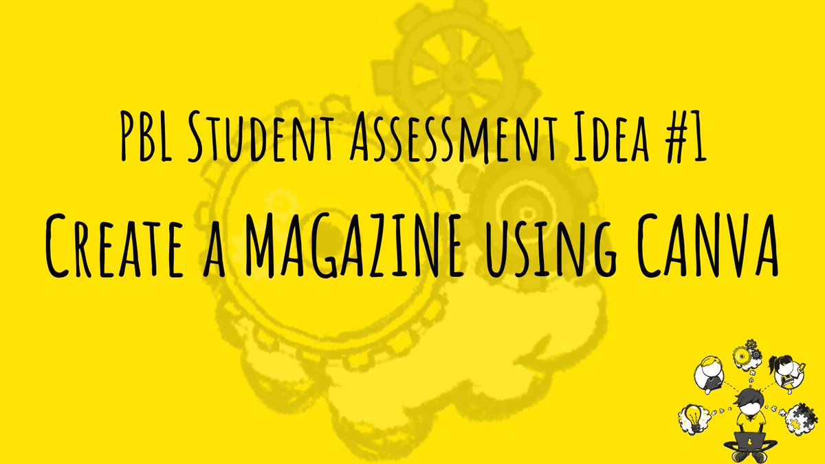 Looking for #Assessments students could create with #PBL. Stay tuned for 100 assessment ideas #edchat #hacklearning #education <a href="/canva/">Canva</a>