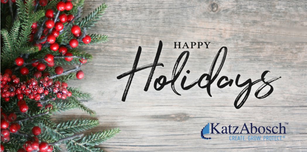 KatzAbosch's tweet photo. We wish you and your family a very happy holiday season and a peaceful and prosperous New Year!!
#KatzAbosch #CreateGrowProtect https://t.co/ksS4TimeMl