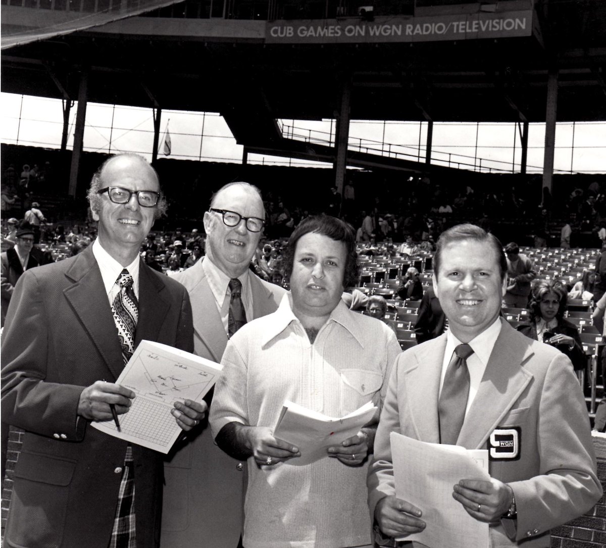 14) Rosey, Brick, Arne, Jim West - Wrigley Field.