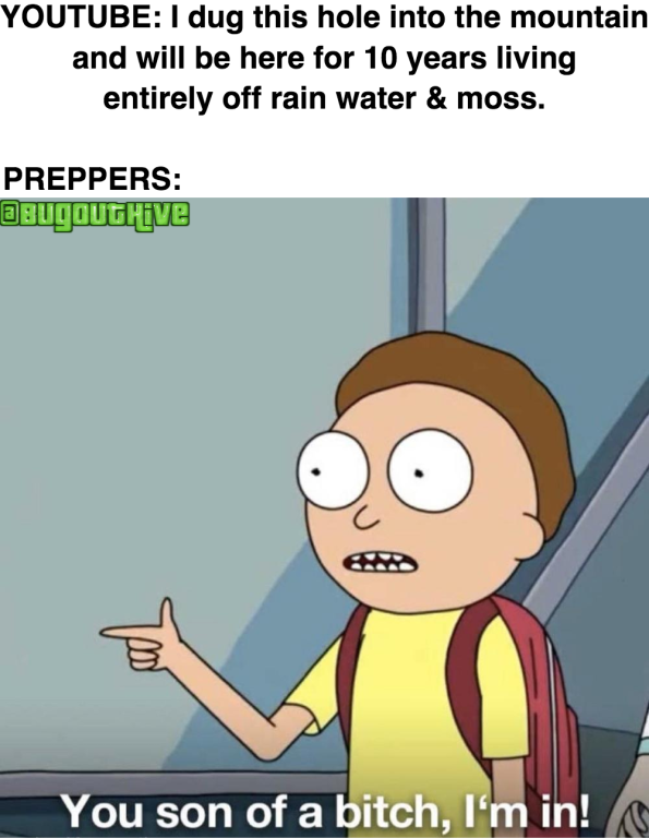 ReloaderChief's tweet photo. #preppers #bugout #homesteading #camping #rickandmorty #bugouthive https://t.co/0Ms7RJwImv