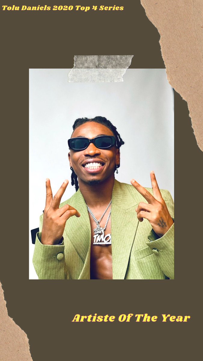 My 2020 Top 4 Series (Thread)NB: These are my personal picks Artiste of The Year1. Burnaboy 2. Mayorkun 3. Wizkid4. Davido