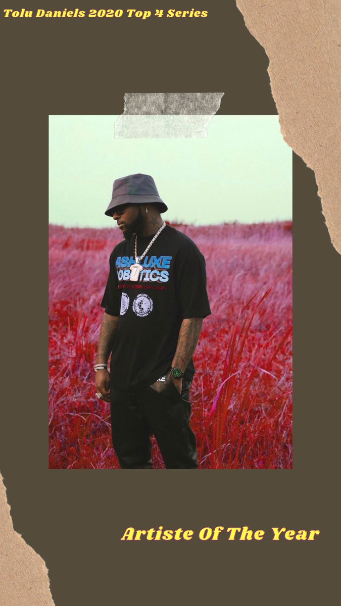 My 2020 Top 4 Series (Thread)NB: These are my personal picks Artiste of The Year1. Burnaboy 2. Mayorkun 3. Wizkid4. Davido