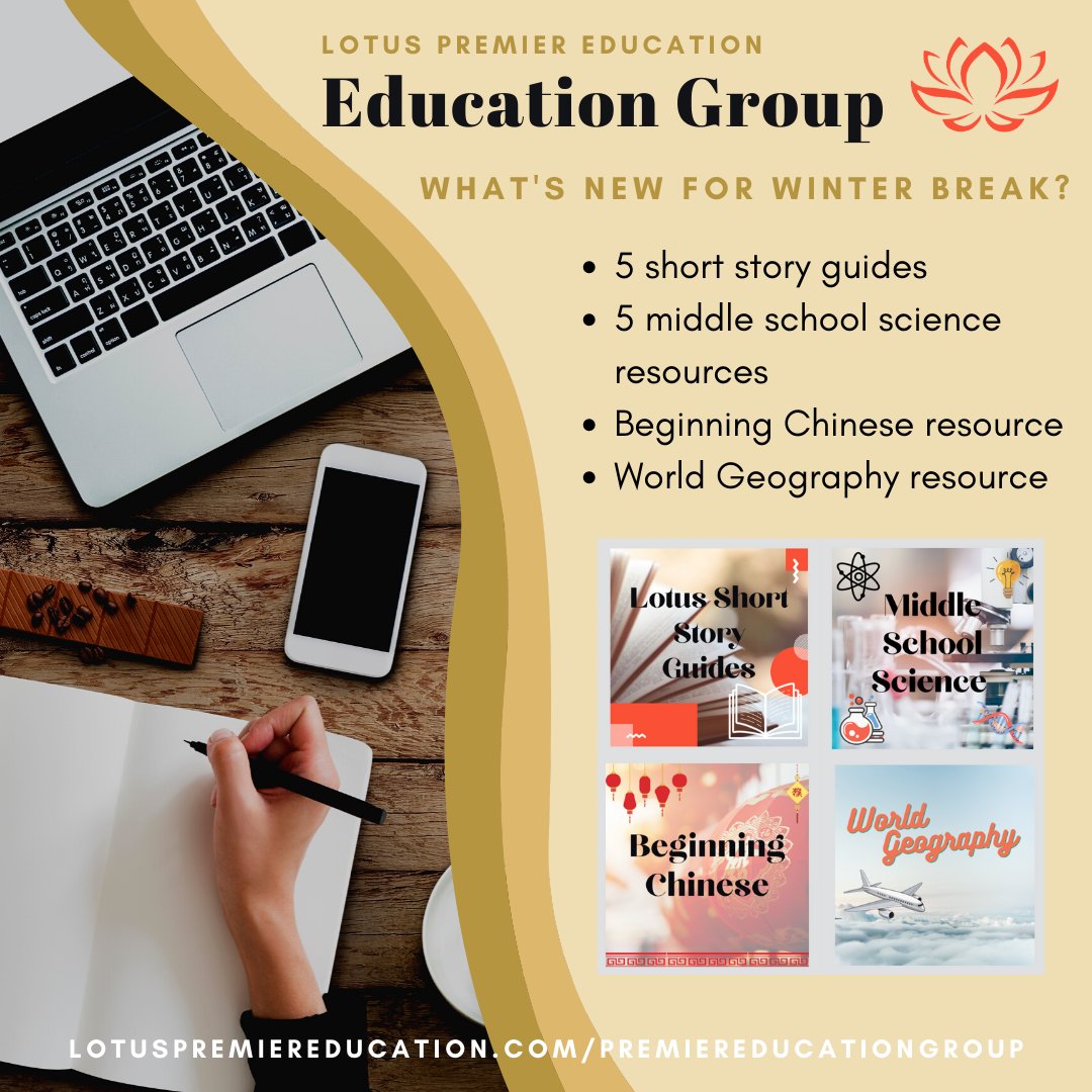 Looking to engage your child's mind during winter break?❄️Check out the Lotus Premier Education Group!📚 Visit the Lotus Journal for more details on our new Education Group resources!
#remotelearning #distancelearning #winterbreak #educationresource #learningsupplement #learning