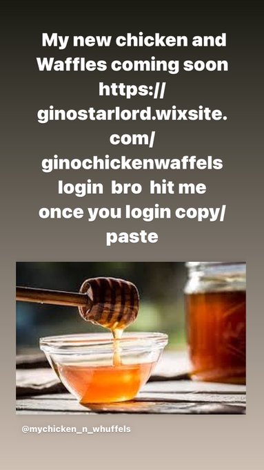 My new chicken and Waffles coming soon https://t.co/A8uwD8Vyjc login  bro  hit me once you login https://t