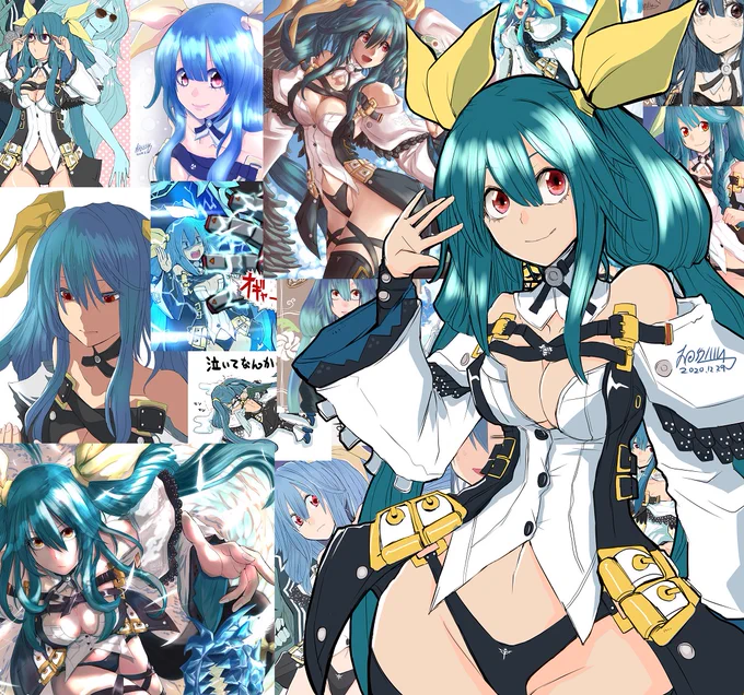 今年はディズィーをメインで使い始めて愛着が湧いたのでひたすら描きまくってた年になりました

尚、今まで描いたやつ全部はスペースが足りなくて貼りきれなかった模様 