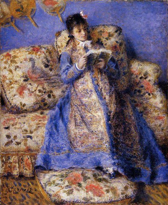 Pierre-Auguste Renoir, Camille Monet Reading, 1872